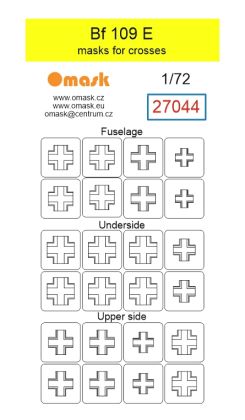 1:72 Bf 109 E masks for crosses