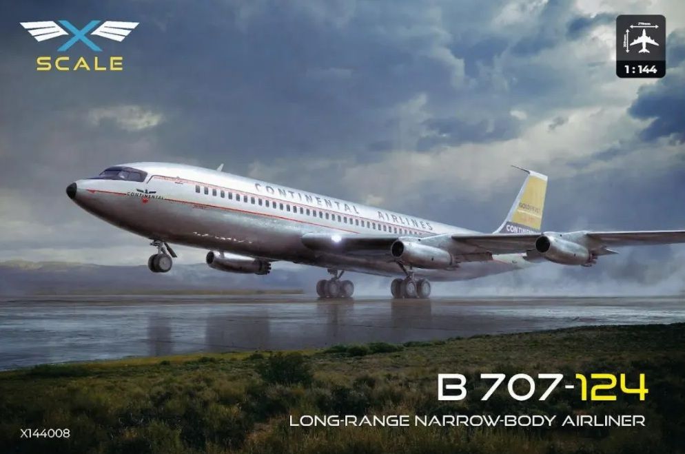 1:144 B707-124 Continental