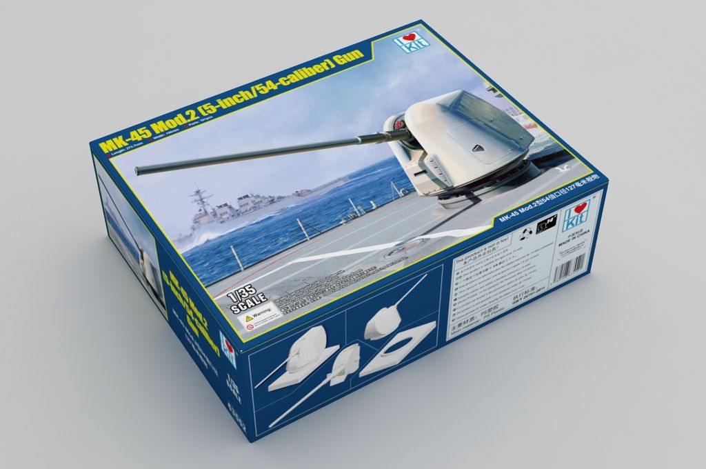 1:35 MK-45 Mod.2 (5-inch/54-caliber) Gun