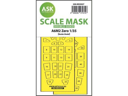 1:35 A6M2 Zero double-sided painting mask for Border Model