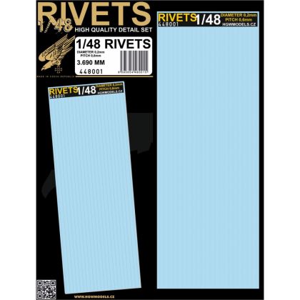 1:48 Free Lines - Positive Rivets