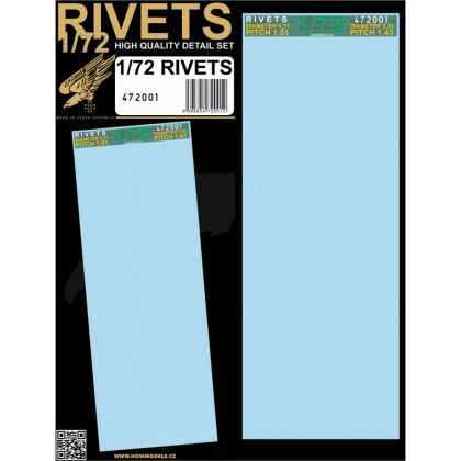 1:72 Free Lines - Positive Rivets