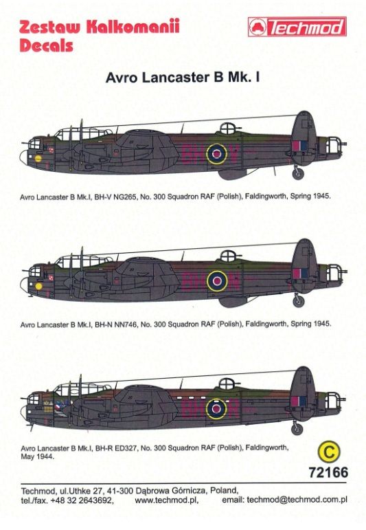 1:72 Avro Lancaster B Mk. I