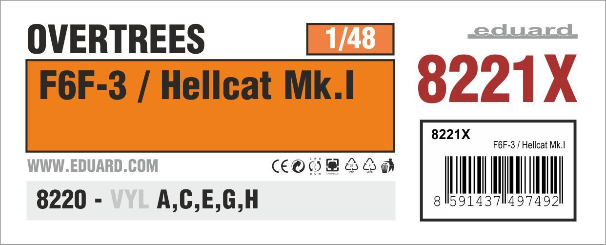 1:48 F6F-3 / Hellcat Mk. I OVERTREES