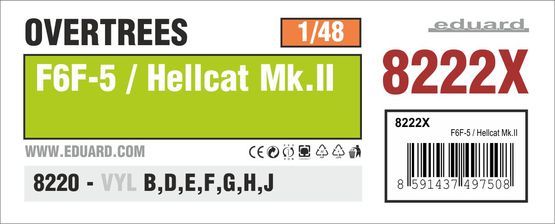 1:48 F6F-5 / Hellcat Mk. II OVERTREES
