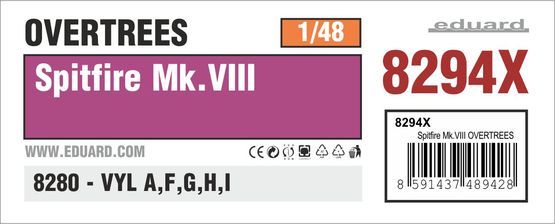 1:48 Spitfire Mk. VIII OVERTREES