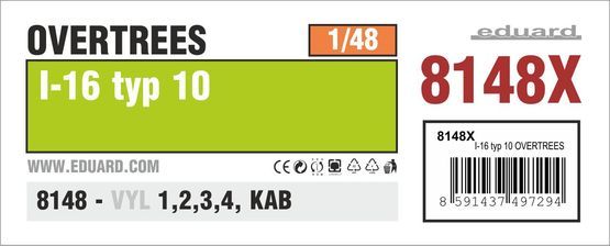 1:48 I-16 typ 10 OVERTREES