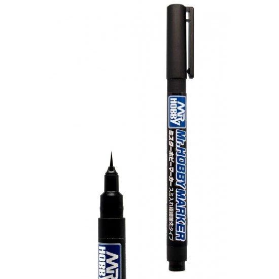 CM-101 Mr. Hobby Marker Super Fine Tip Brush Pen Black