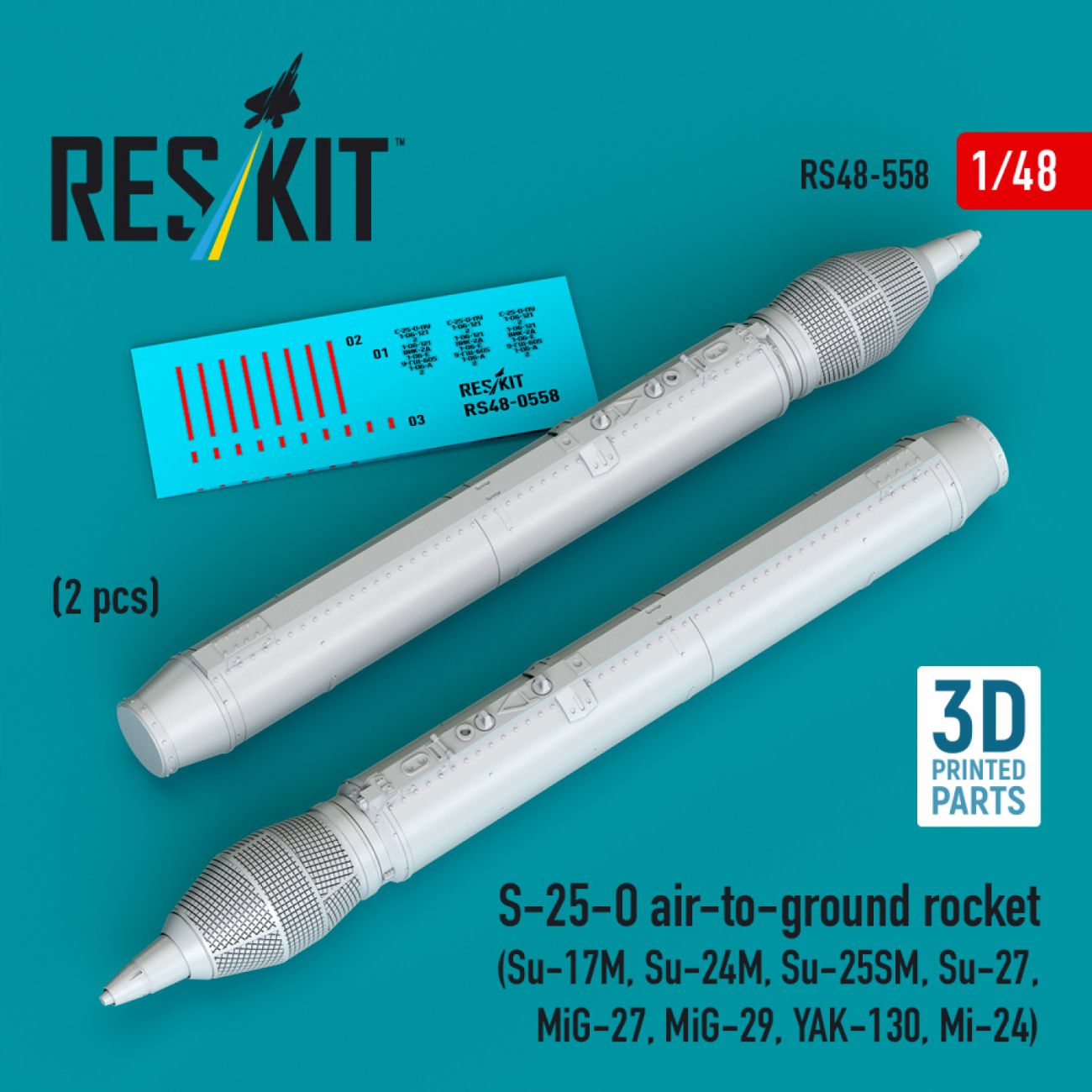 1:48 S-25-O air-to-ground rocket (2 pcs)