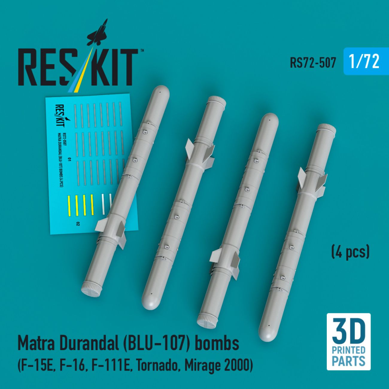 1:72 Matra Durandal (BLU-107) bombs (4 pcs)