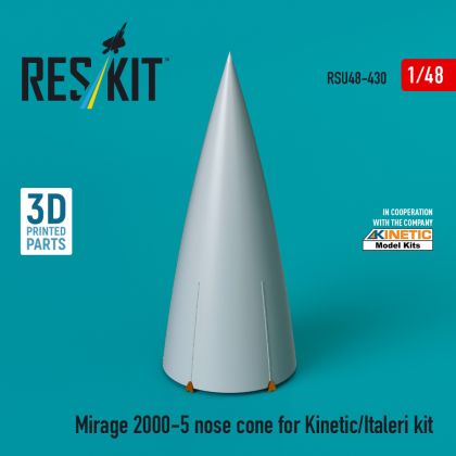 1:48 Mirage 2000-5 nose cone for Kinetic/Italeri kit