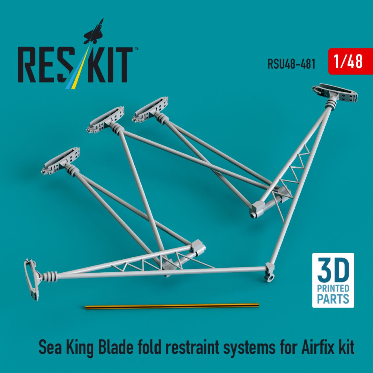 1:48 Sea King blade fold restraint systems for Airfix kit
