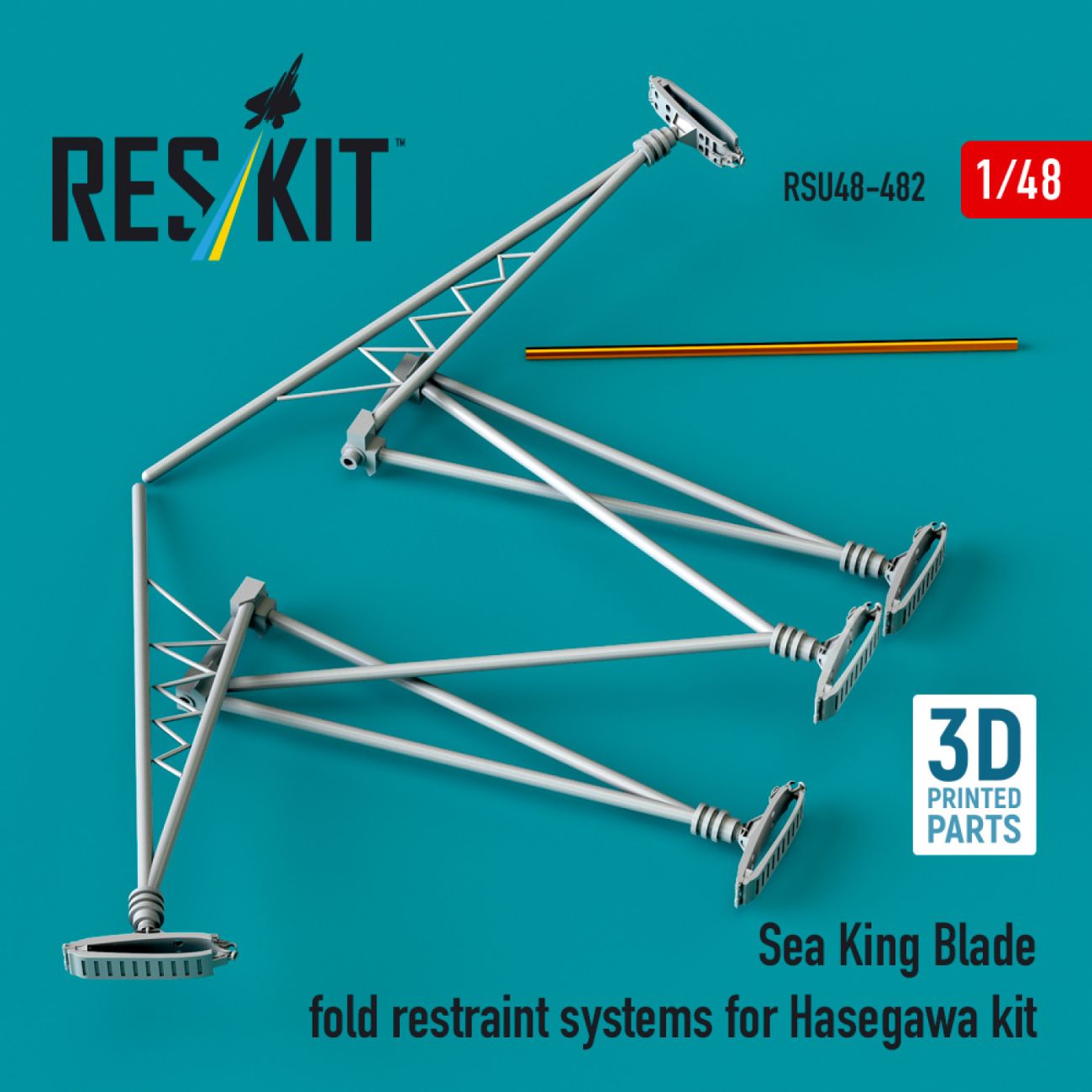 1:48 Sea King blade fold restraint systems for Hasegawa kit
