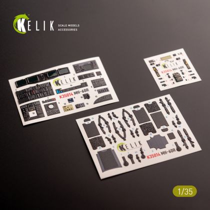1:35 MH-60R interior 3D decals for Kitty Hawk kit
