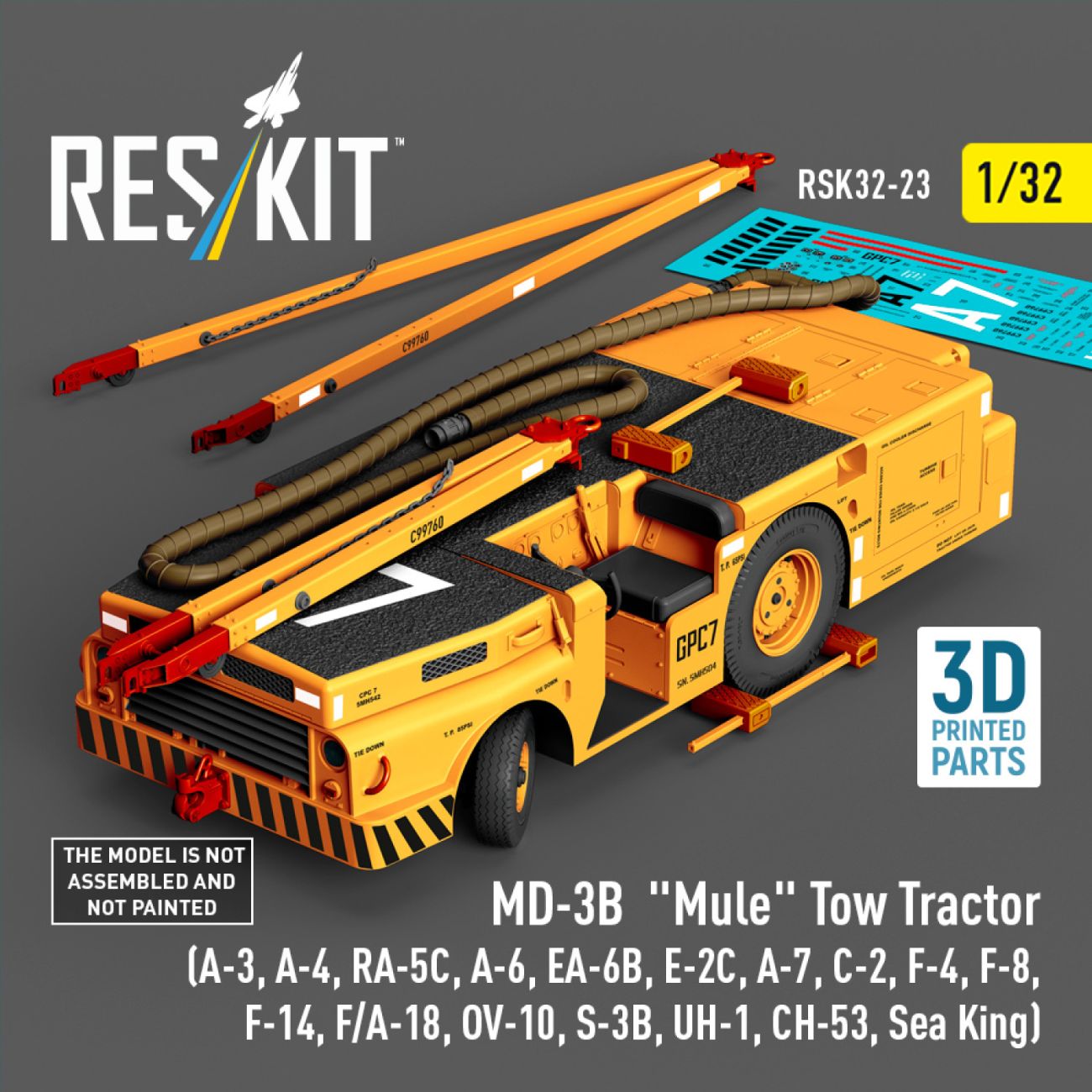 1:32 MD-3B Mule Tow Tractor