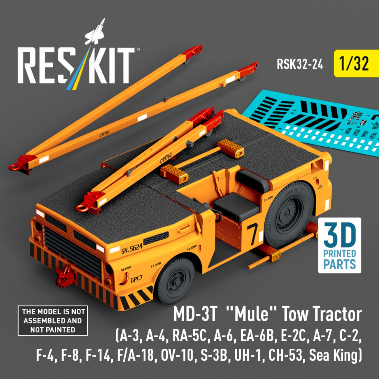 1:32 MD-3T Mule Tow Tractor