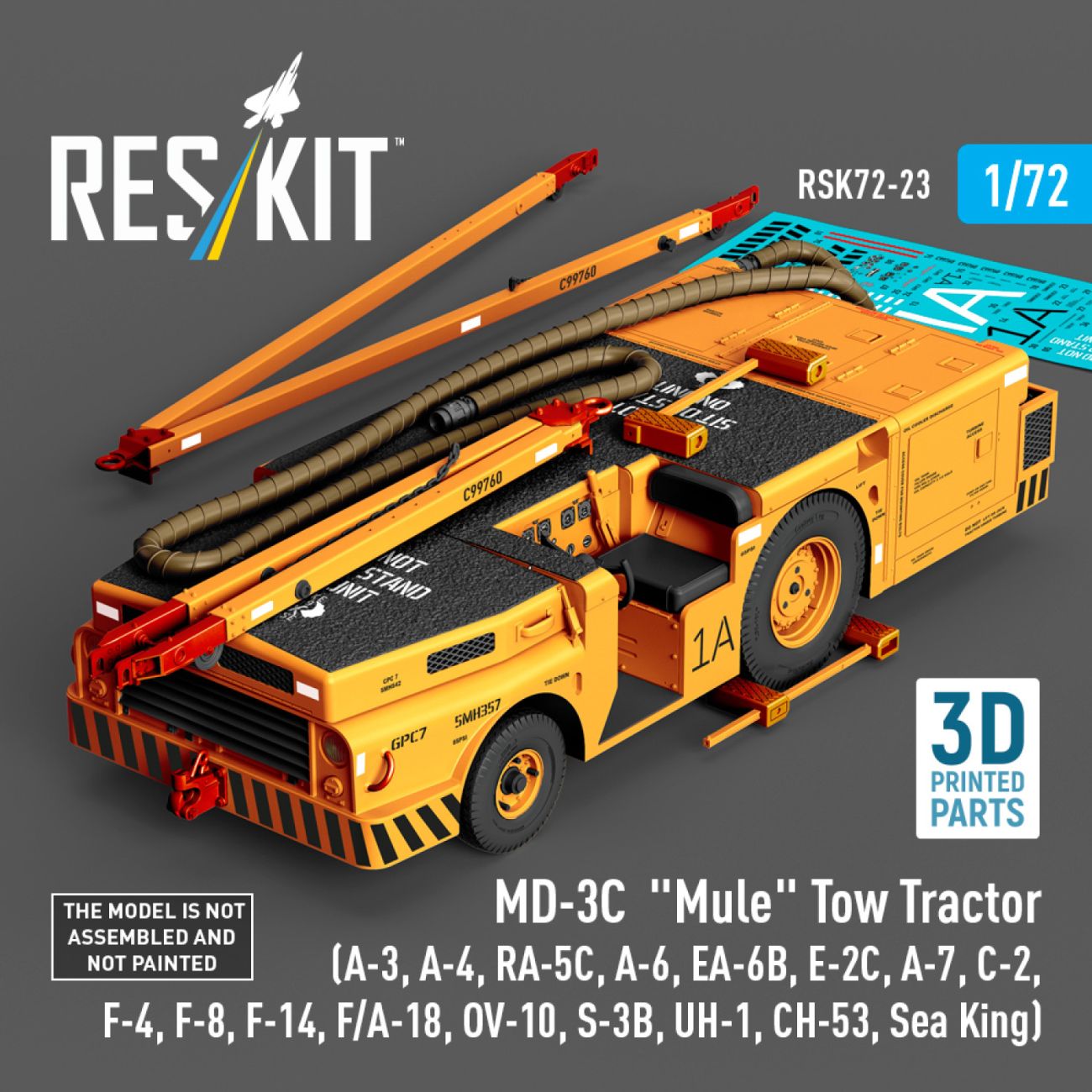 1:72 MD-3С Mule Tow Tractor