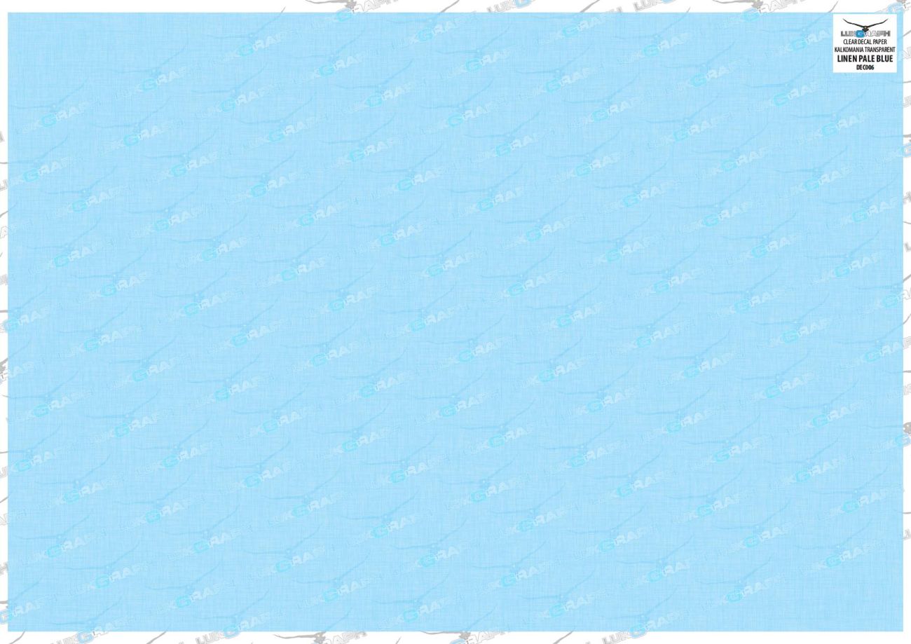 1:32 Decals pale blue linen