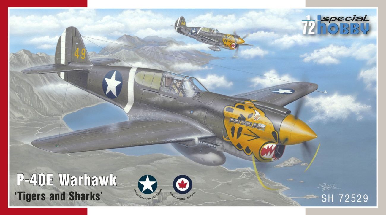 1:72 P-40E Warhawk ‘Tigers and Sharks’
