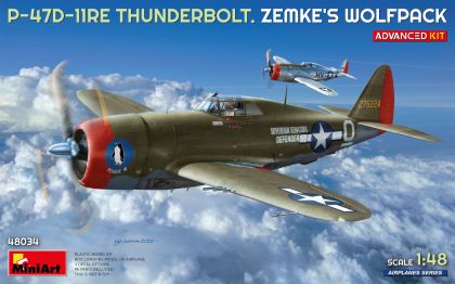 1:48 P-47D-11RE THUNDERBOLT. ZEMKE’S WOLFPACK. ADVANCED KIT