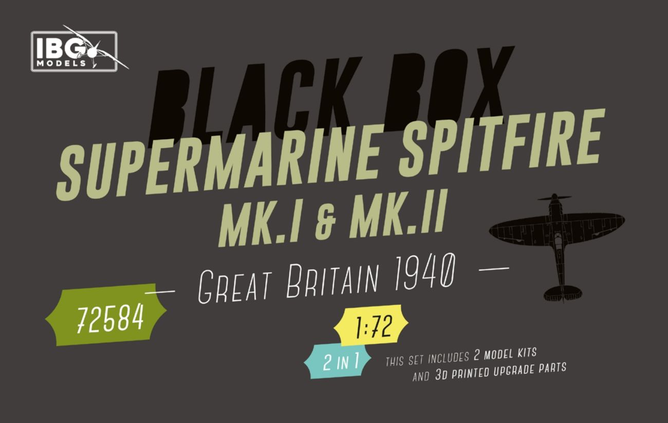 1:72 Supermarine Spitfire Mk.I & Mk.II - Great Britain 1940 - Black Box Edition