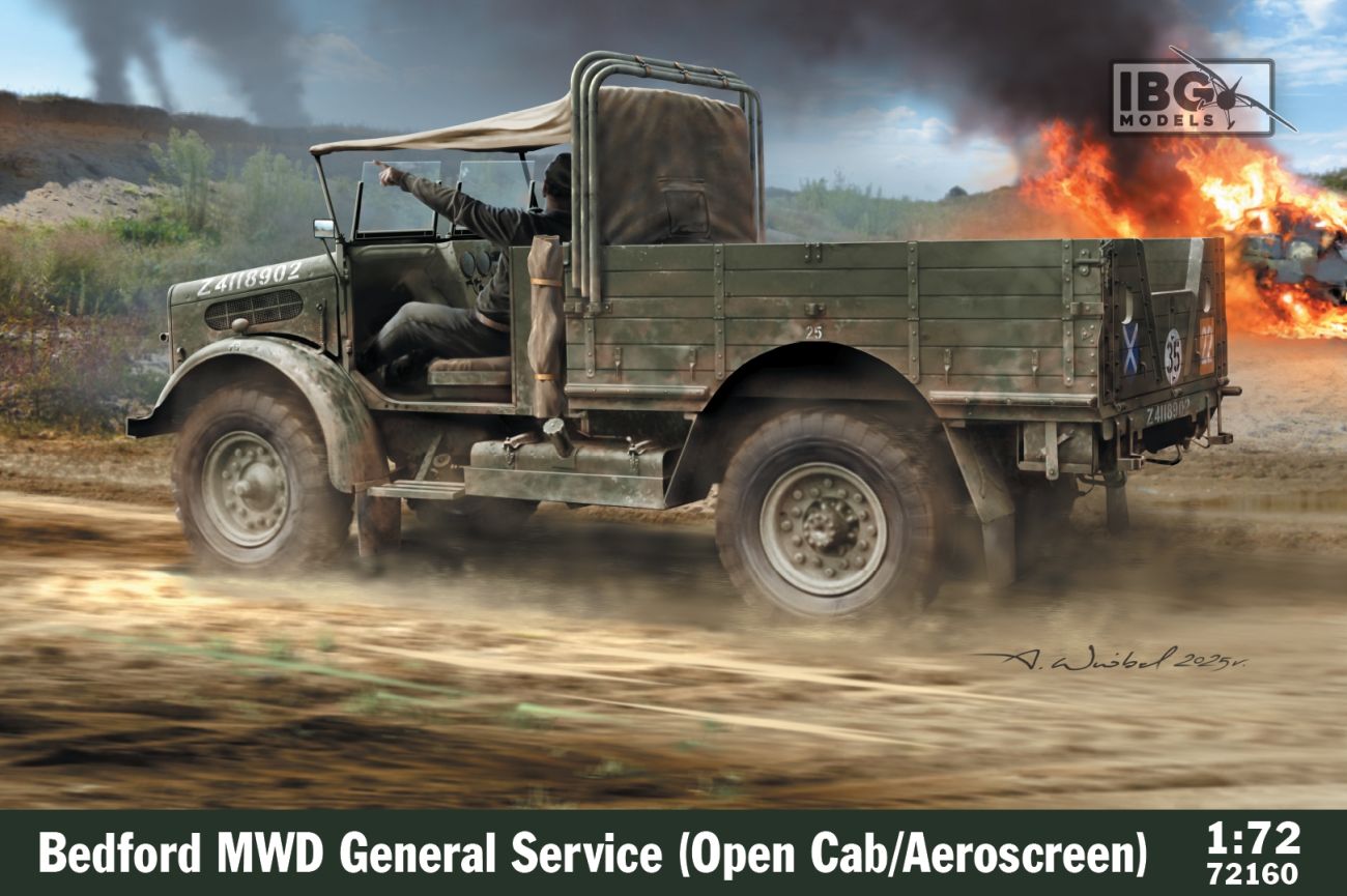 1:72 Bedford MWD General Service (Open Cab/Aeroscreen)