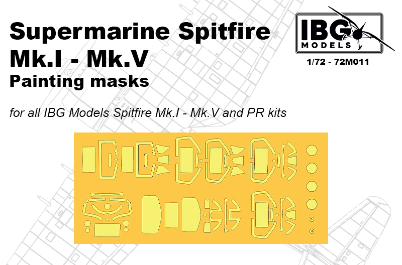 1:72 Supermarine Spitfire Painting Masks (IBG)