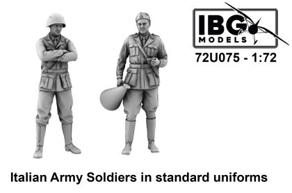 1:72 Italian Army Soldiers in standard uniforms