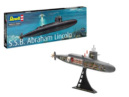 1:253 USS Abraham Lincoln (SSBN-602) with Interior