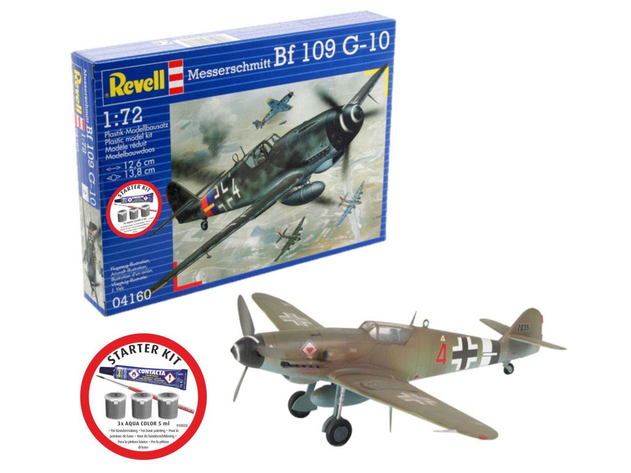 1:72 Starter Kit Messerschmitt Bf-109