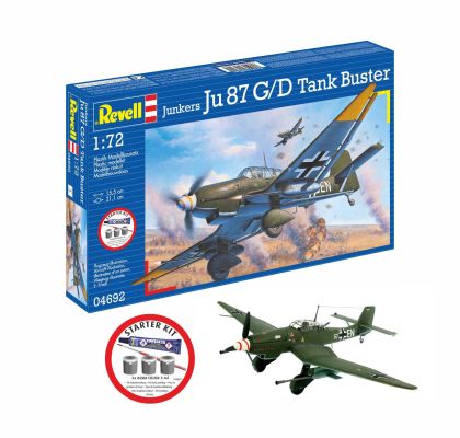 1:72 Starter Kit Junkers Ju87 G/D Tank Buster