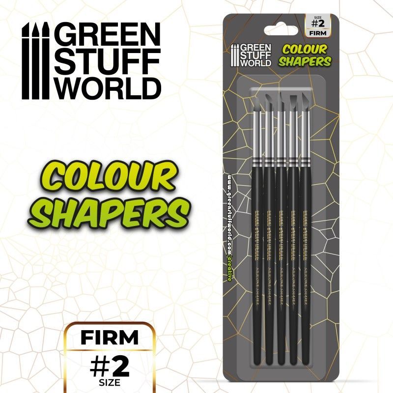 Colour Shapers Brushes SIZE 2 - BLACK FIRM