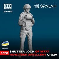 1:72 Figure Shutter Lock of M777 Howitzer