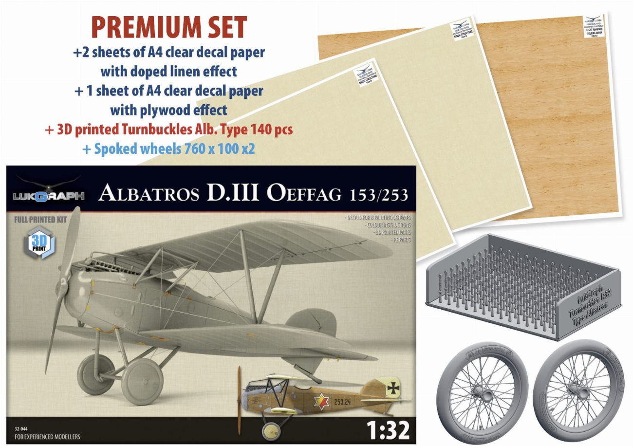 1:32 Albatros D.III Oeffag PREMIUM
