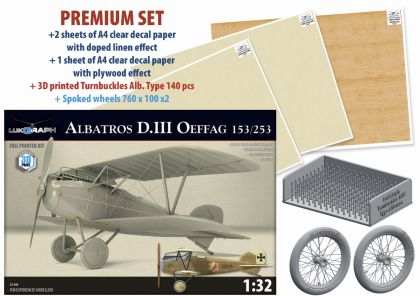 1:32 Albatros D.III Oeffag PREMIUM