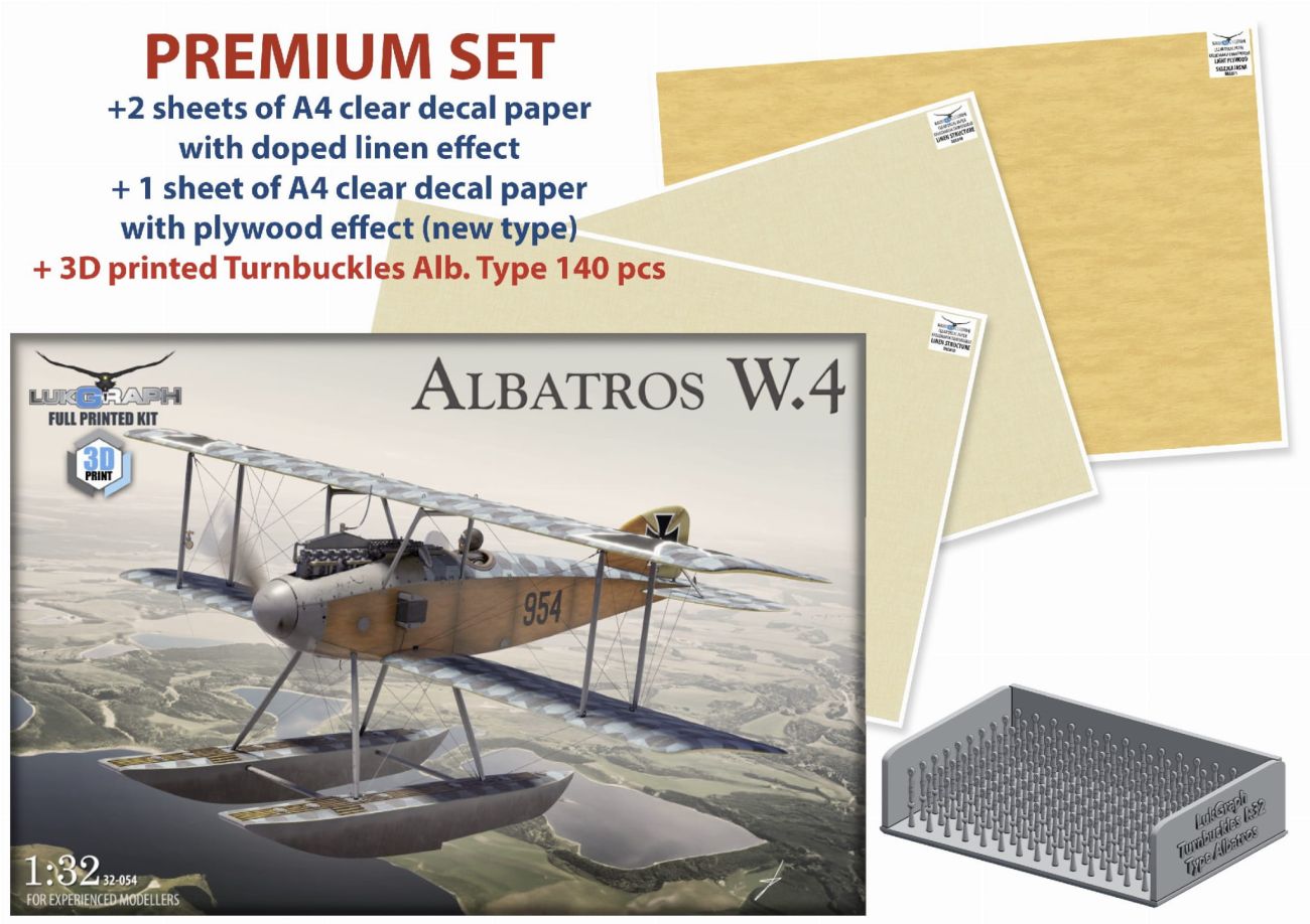 1:32 Albatros W.4 PREMIUM