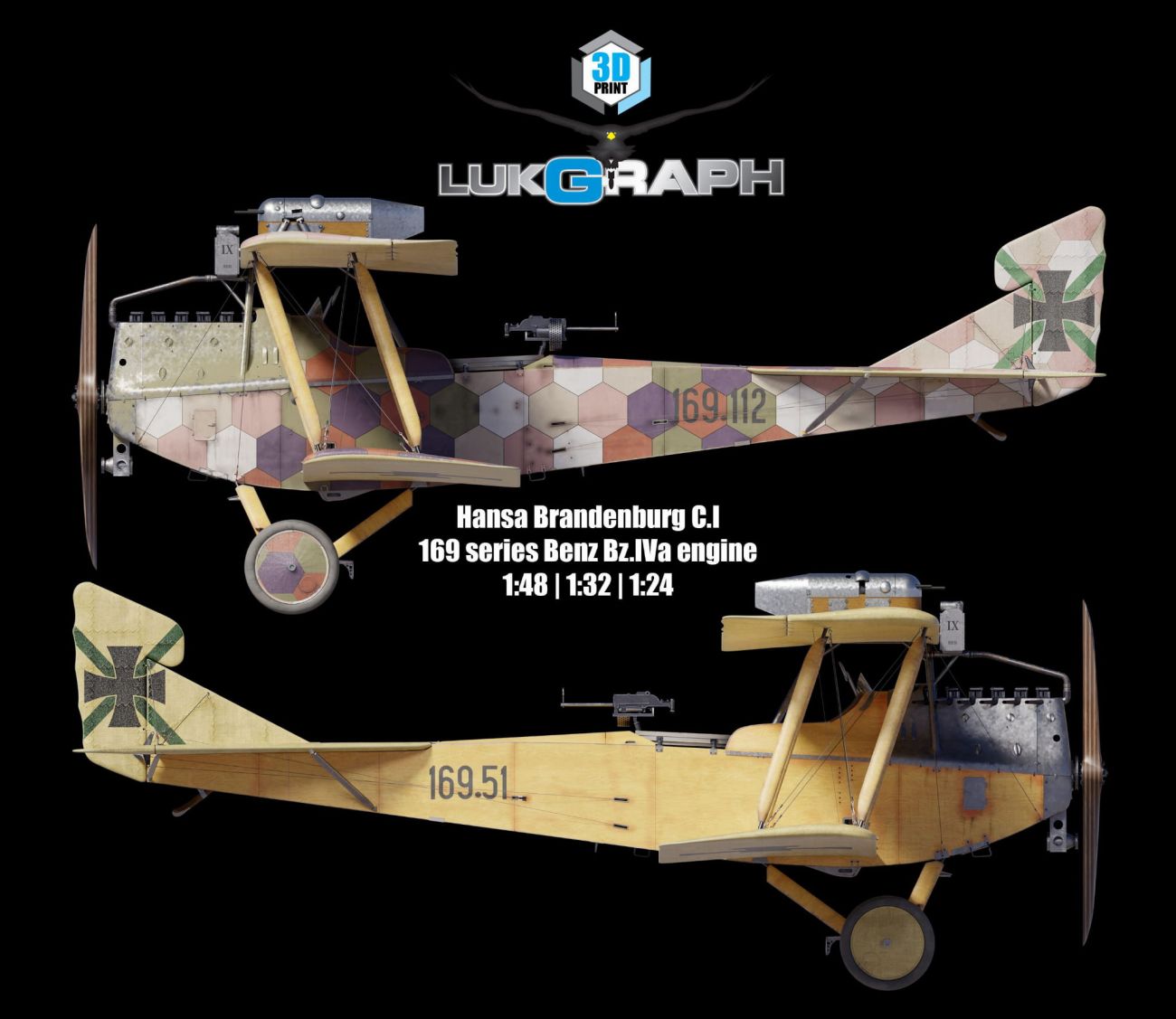 1:24 Hansa-Brandenburg C.1