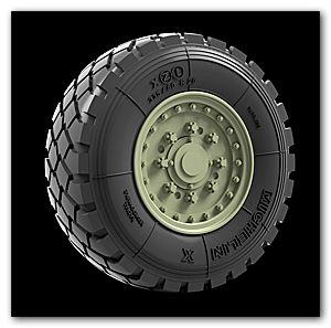 1:35 IFV VBCI 8x8 Road wheels (Michelin XZL)