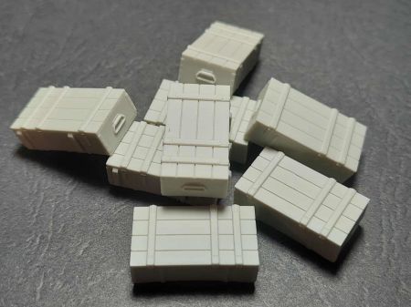 1:35 Soviet/Russian wooden ammo boxes for 125mm tank ammo