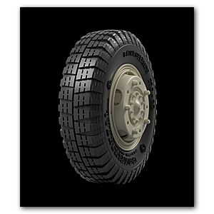 1:35 Sd.Kfz 234 Road wheels (Continental Gelande) for Mini Art kits