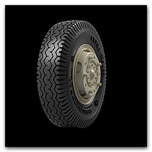 1:35 Sd.Kfz 234 Road wheels (Continental commercial) for Mini Art kits