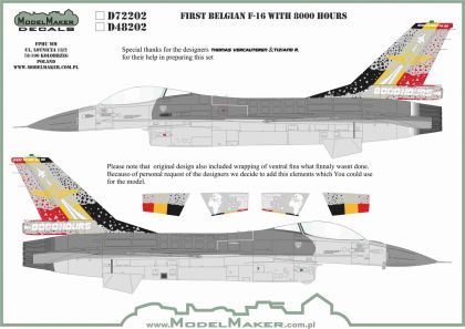 1:48 First Belgian F-16 with 8000 hours