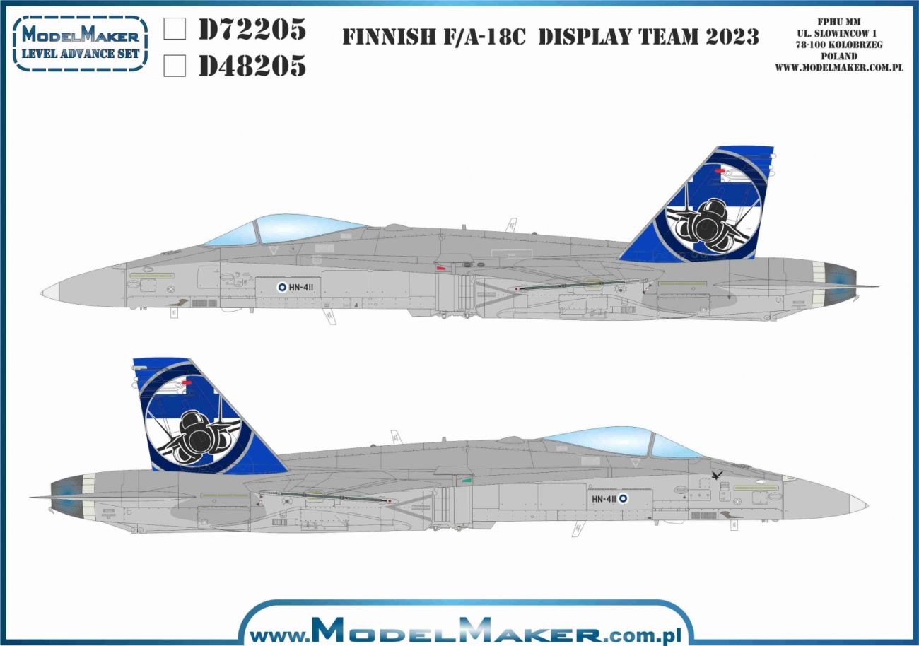 1:48 Finnish F/A-18C Display Team 2023