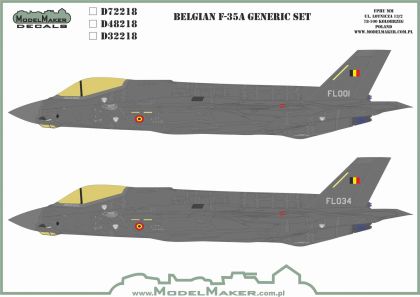 1:48 Belgian F-35 generic set