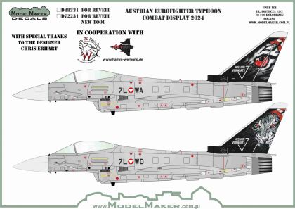 1:48 Austrian Eurofighter Typhoon Combat Display 2024
