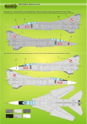 1:72 Mig-23UB in Polish Service N