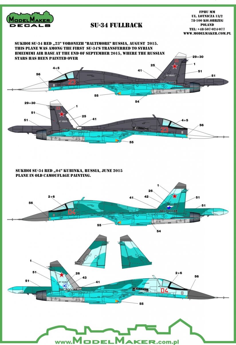 1:72 Su-34 Fullback