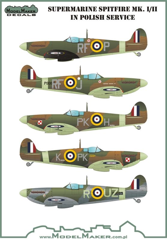 1:72 Spitfire Mk. I/II in Polish service