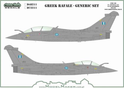 1:72 Greek Rafale - generic set