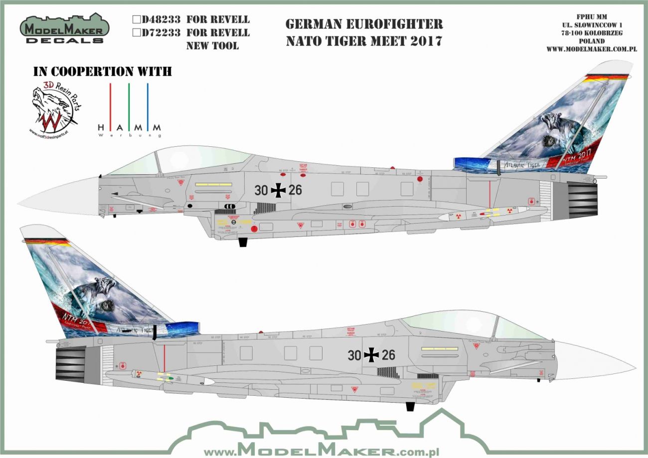 1:72 German Eurofighter NATO Tiger Meet 2017
